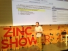 Contando un cuento en el Zinc Shower sobre el pasado, presente y futuro del mundo editorial