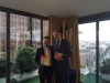 Con Jesús Banegas en la presentación de su libro